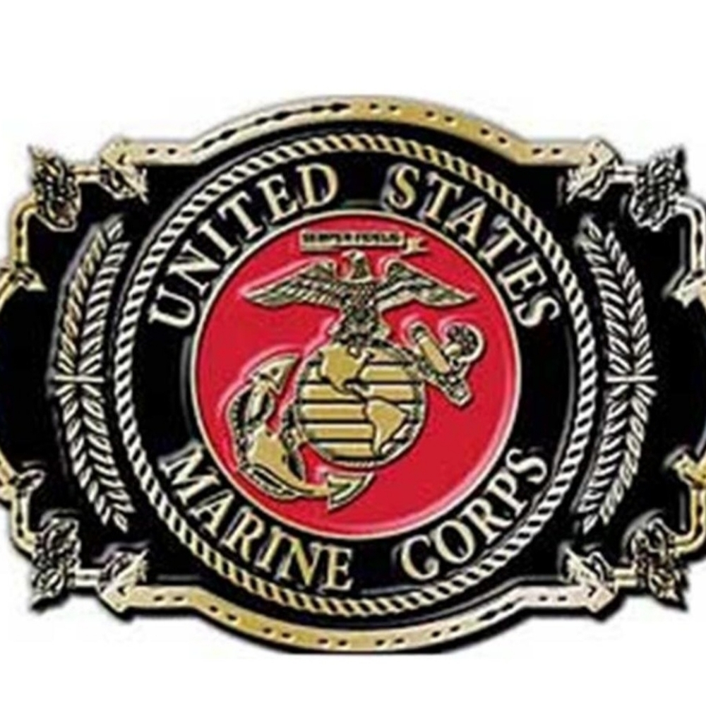 New USMC United States Marine Corps belt buckle
